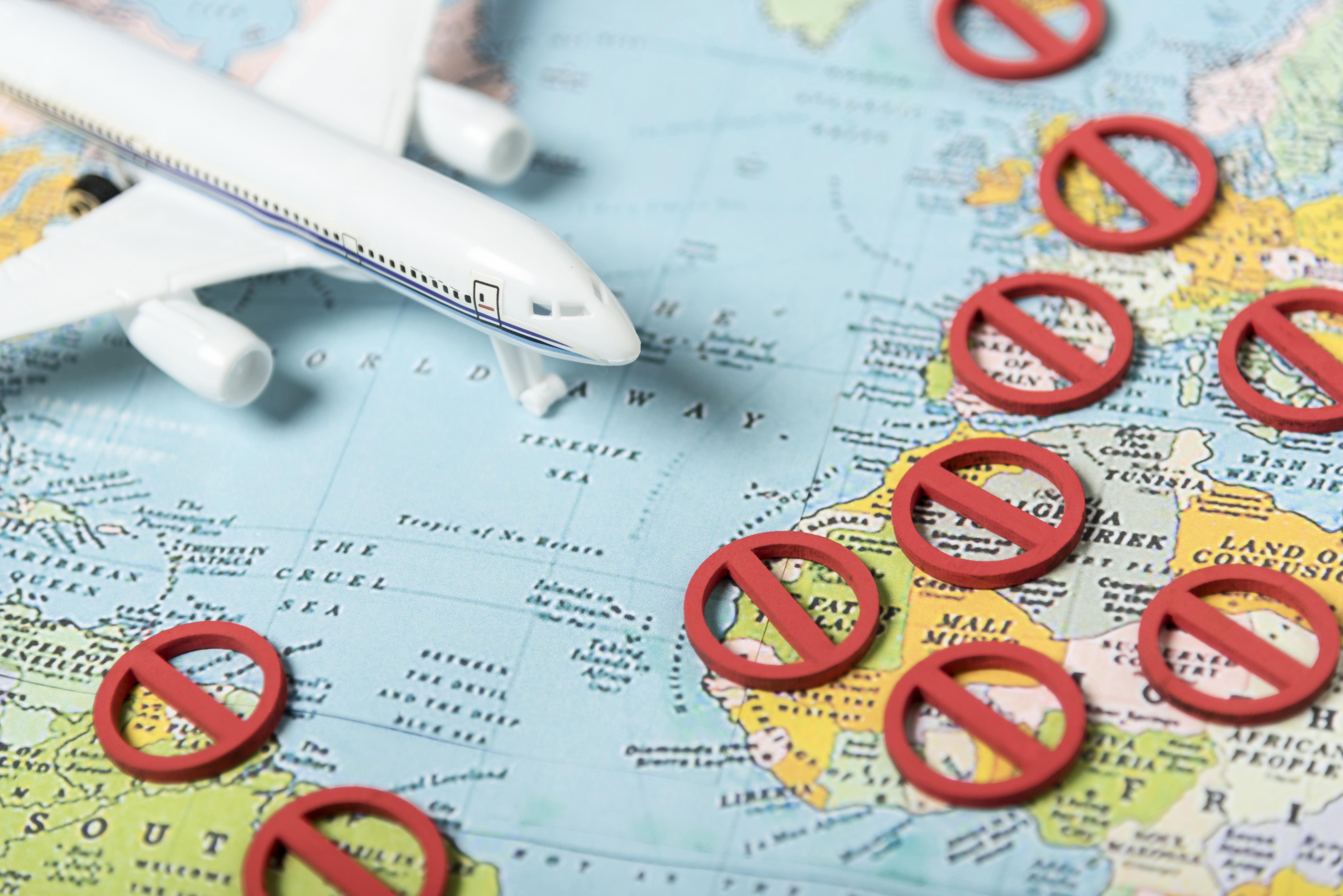 plane map Overstaying Visas Fraud